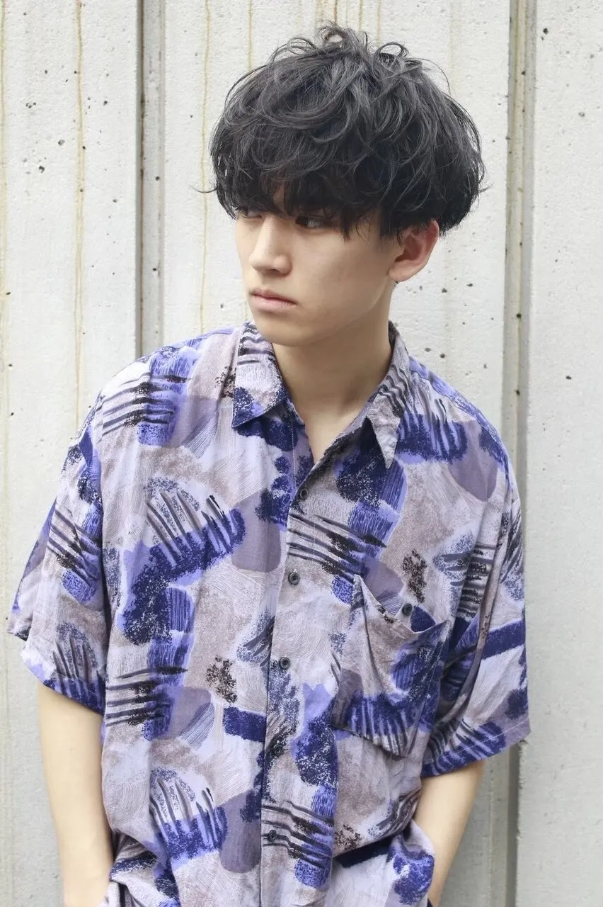 束感ショートマッシュ